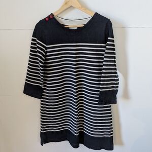 Striped Cotton Dress, Medium
